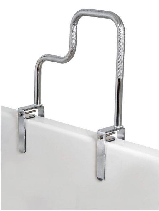 Carex Tri-Grip Limited Mobility Bathtub Rail with Two Gripping Heights