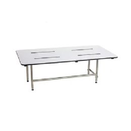 Stainless Steel Folding Dressing Bench - ADA Compliant