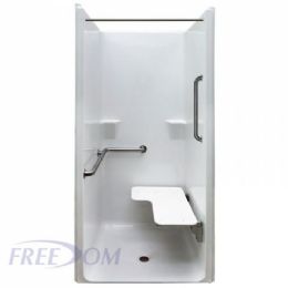 Freedom ADA 39 in. x 37.5 in. One Piece Transfer Shower Stall