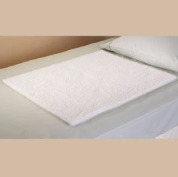Rolyan Synthetic Sheepskin Pad - Made with Polyester Premium White Fibers