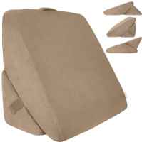 Memory Foam Bed Wedge Pillow by Vive Health