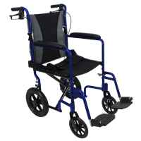 Lightweight Folding Transport Wheelchair by Vive Health