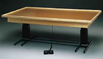 Bailey Professional Raised Rim Hi-Low Electric Mat Tables