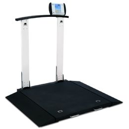 6560 Portable Wheelchair Scale with Handrail by Detecto