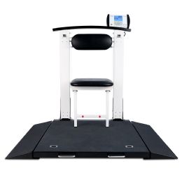 6570 Portable Wheelchair Scale with Handrail and Seat by Detecto