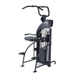 DF-307 Assisted Chin-Up and Tricep Dip Machine with Rotating Dip Handles and Width Adjustment by SportsArt