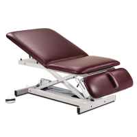 Extra Wide Power Adjustable Bariatric Treatment Table with Adjustable Backrest and Drop Section
