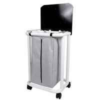 Hamper Cart - Single Compartment Rolling Laundry Basket - 2 Sizes by Mor-Medical