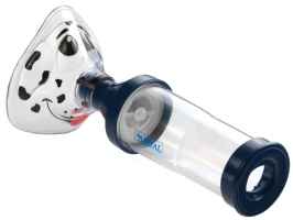 Drive Medical Airial Spotz the Dog Mask with Meter Dose Spacer Inhaler Chamber