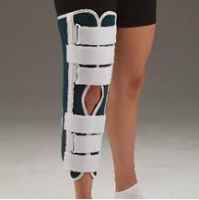 Perforated Foam Knee Immobilizer with Popliteal Pad