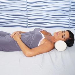 Confourm Neck Roll with Memory Foam and Anti Bacterial Materials by Back Support Systems
