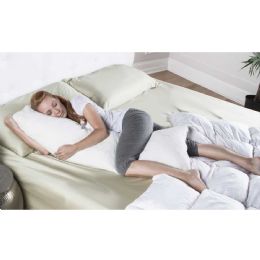 Ellipse Memory Foam Body Pillow with Bamboo Cover