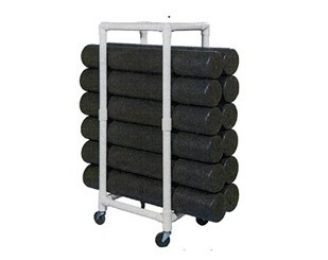 Rolling Storage Rack for Foam Rollers