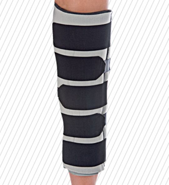 Foam Knee Immobilizer with Compression Straps