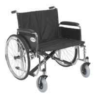 Bariatric Sentra Extra-Extra-Wide Manual Wheelchair 700 by Drive Medical