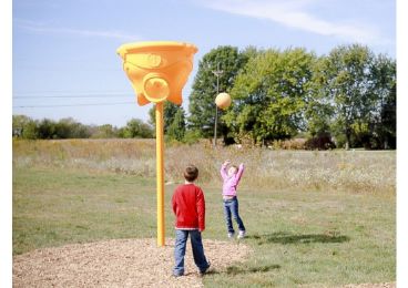 Funnel Ball Game Playground Equipment - 8 Feet High and 4 Colors Available