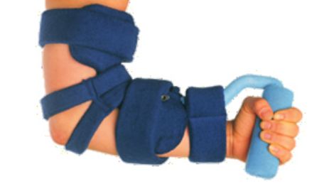 Comfy Splints Pediatric Goniometer Elbow Full Hand Combo Orthosis