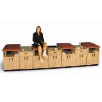 Taping Station with Four Seats by Hausmann