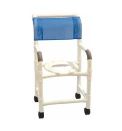 Lumex PVC Knock-Down Shower Commode Chair
