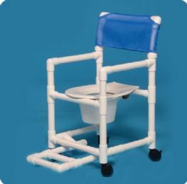 Standard Line Shower Chair Commode with Footrest