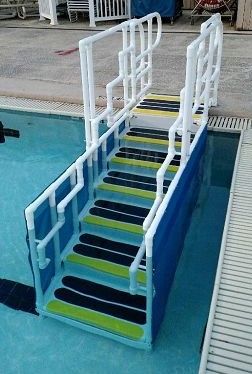 AquaTrek2 ADA Compliant Forward Walking Pool Ladder