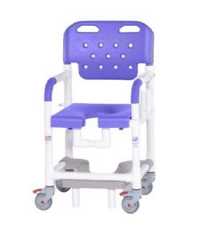 IPU Platinum Drop Arm Shower Chair With Footrest