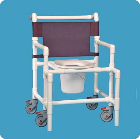 Oversize Shower Chair Commode with Round Seat