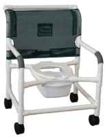 MJM International Bariatric Shower Commode Chair