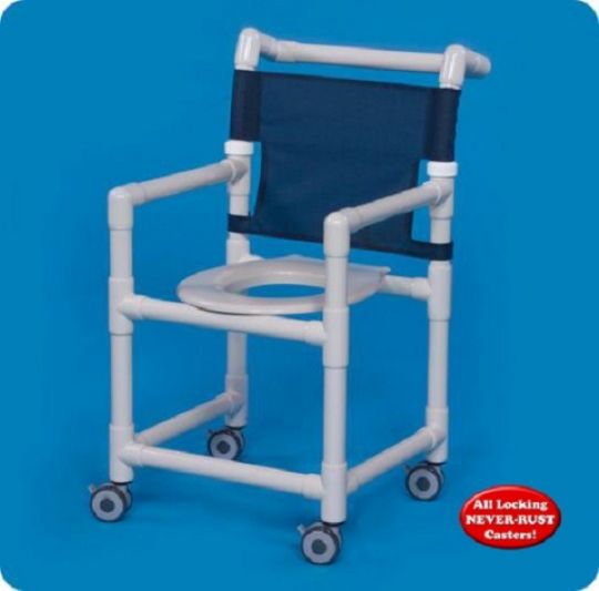 Shower Chair with Tan Frame