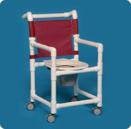 PVC Rolling Shower Chair