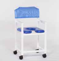 Soft Seat Rolling Shower Chair