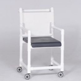 Deluxe Shower Chair with Solid Soft Seat