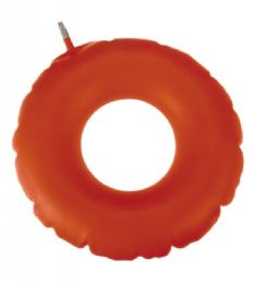 Red Rubber Inflatable Invalid Donut Ring Cushion