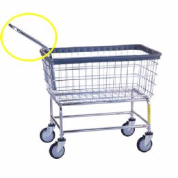 100 E Cart Handle for R&B Wire Standard Laundry Cart