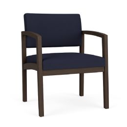 Lenox Wood Oversize Waiting Room Chairs With Customizable Color and Finish - 400 lbs. Weight Capacity