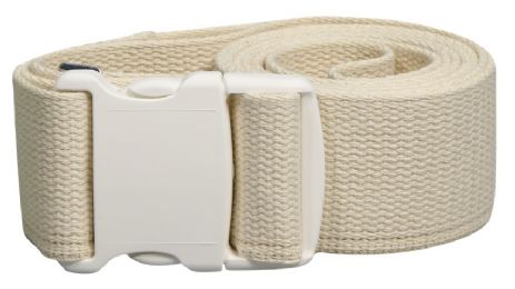 Cotton Gait Belt with Quick-Release Buckle by DeRoyal