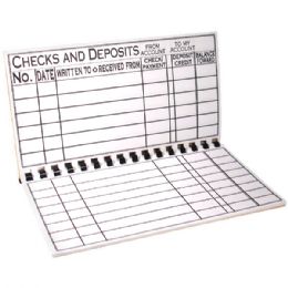 Giant Print Check Register, Set of 2
