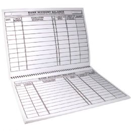 Large Print Check Deposit Register, Set of 2
