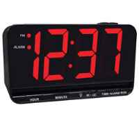 Digital Alarm Clock with 3 Inch LED Numbers