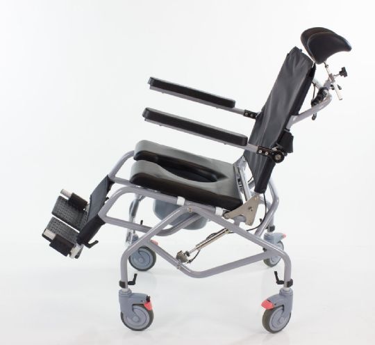 Reclining Tilt-in-Space Shower Commode Chair by Platinum Health