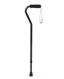 Offset Handle Cane with Wrist Strap by Medline