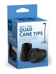 Small Base Quad Cane Tips by Medline