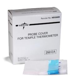 Probe Covers for Instant Read Digital Temple Thermometer by Medline