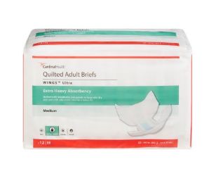 Adult Incontinence Brief Wings Ultra - Disposable, Heavy Absorbency