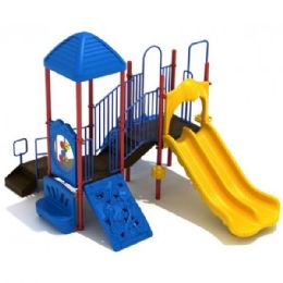 Los Arboles Playground System with Safety Rails, Climbers and Slides for Toddlers, Kids, and Preteens by NVB Playgrounds