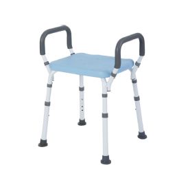 Premium Shower Bench/Chair Featuring Removable Padded Arms