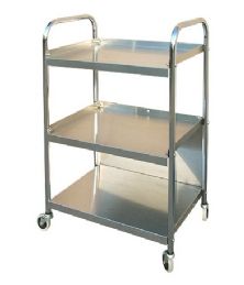 Metal Mobile Rolling Shelved Supply Cart