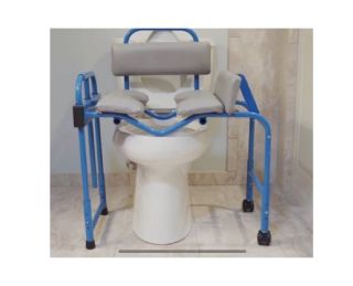 PeriChair Raised Toilet Seat, Shower Chair, Transfer Bench, and Bedside Commode All-in-One