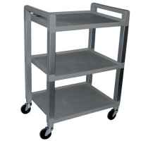 Poly 3-Shelf Easy Roll Cart