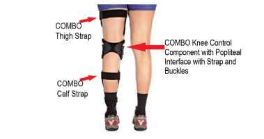 Replacement Parts for COMBO Hyperextension KAFO